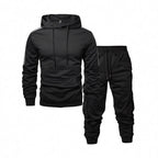 Herren Komfortables Hoodie- und Jogginghosen-Set mit praktischen Taschen