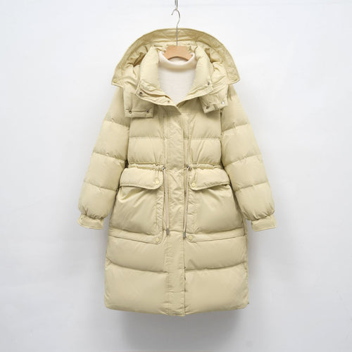Damen isolierte Winterjacke mit verstellbarem Bund R&B
