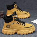 Damen hochgeschnittene Winterstiefel mit rutschfester Sohle und isolierendem Futter