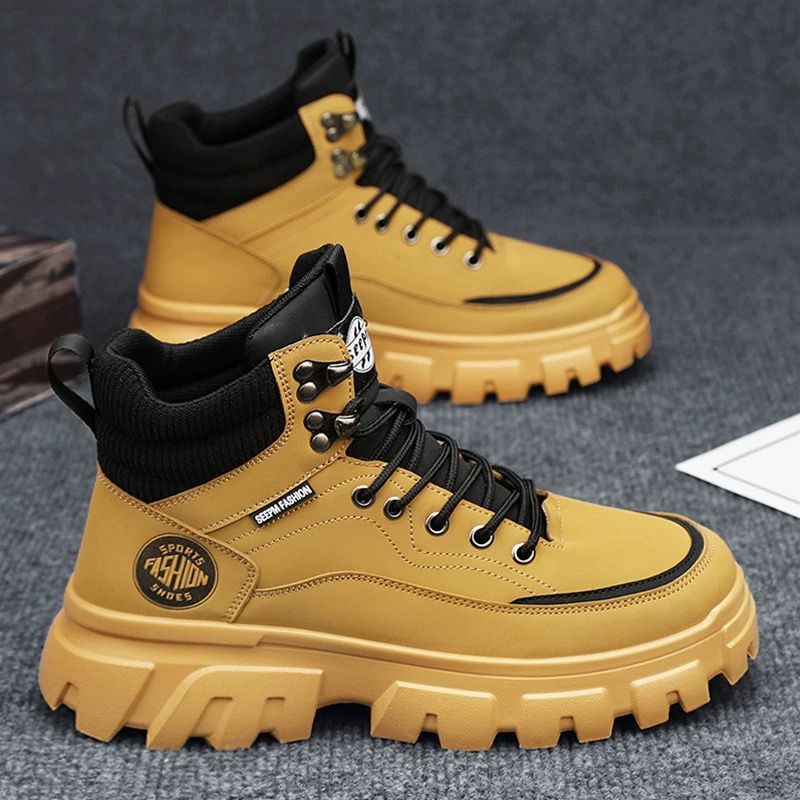 Damen hochgeschnittene Winterstiefel mit rutschfester Sohle und isolierendem Futter