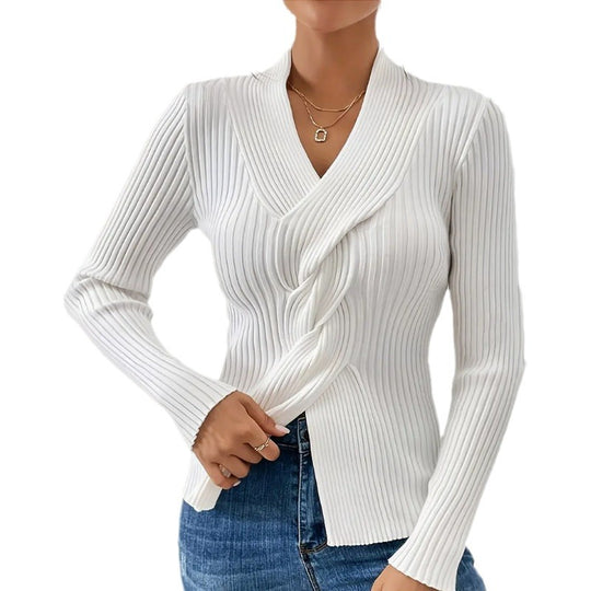 Damen eleganter Strickblazer R&B