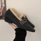 Damen Mokassins mit flauschiger Innensohle und modischem Design R&B