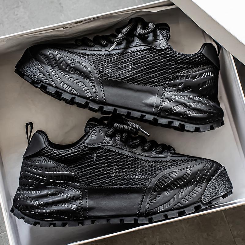 Damen atmungsaktive Sport-Sneaker mit innovativer Textur und rutschfester Sohle