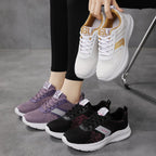 Damen Sneaker mit atmungsaktivem Obermaterial und rutschfester Sohle