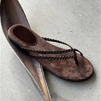 Damen Zehentrenner-Sandalen mit stylishen Riemchen und komfortabler Fußbettgestaltung