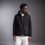 Herren Outdoormantel mit abnehmbarer Kapuze R&B