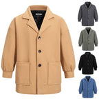 Damen Übergröße Blazerjacke mit komfortabler Passform und praktischen Taschen