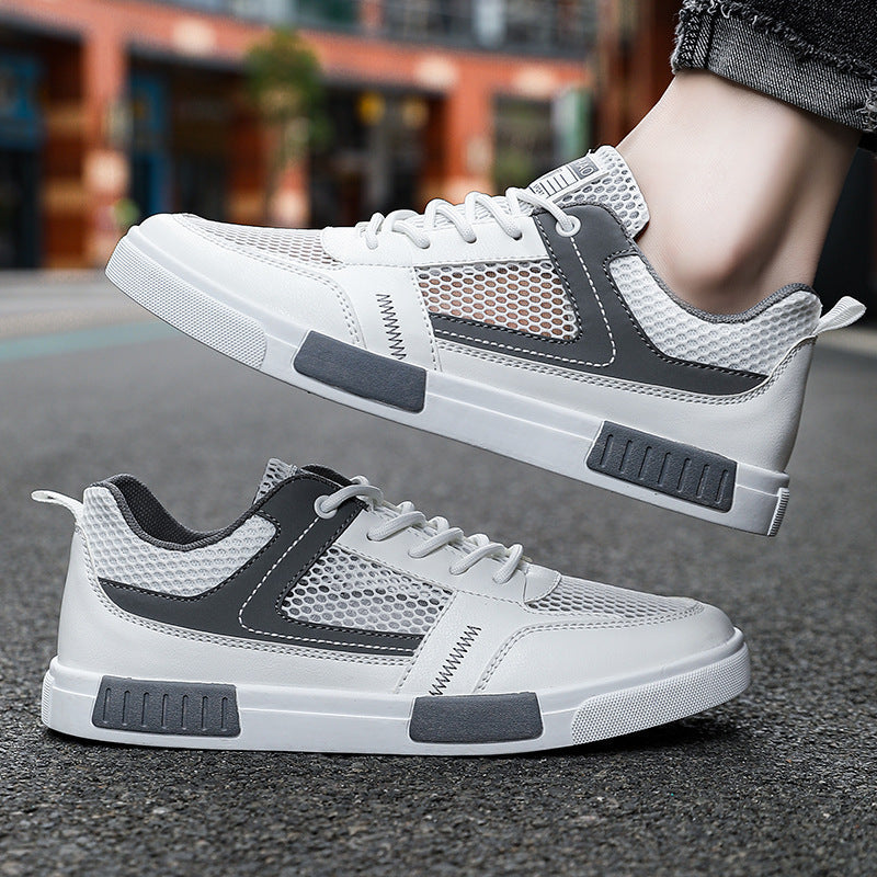 Damen Sportliche Sneakers mit atmungsaktivem Mesh-Obermaterial und dämpfender Sohle R&B