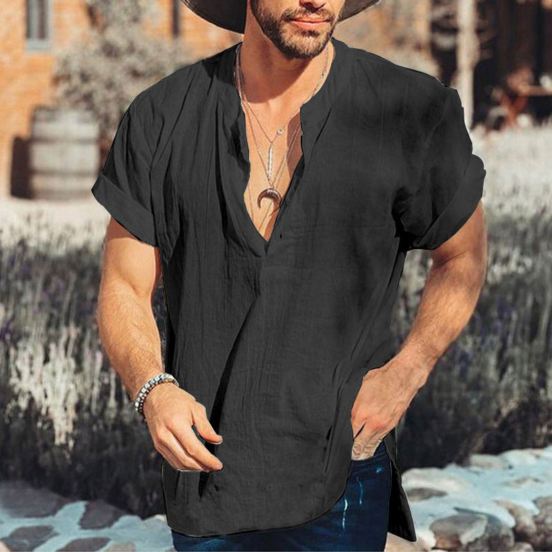Herren Leichtes Sommerhemd R&B