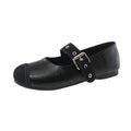Damen Ballerinas mit verstellbarem Riemen und komfortabler Fußbettgestaltung R&B