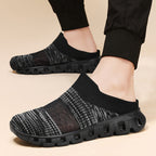 Damen Freizeitschuhe mit flexiblem Strick-Obermaterial und rutschfester Laufsohle