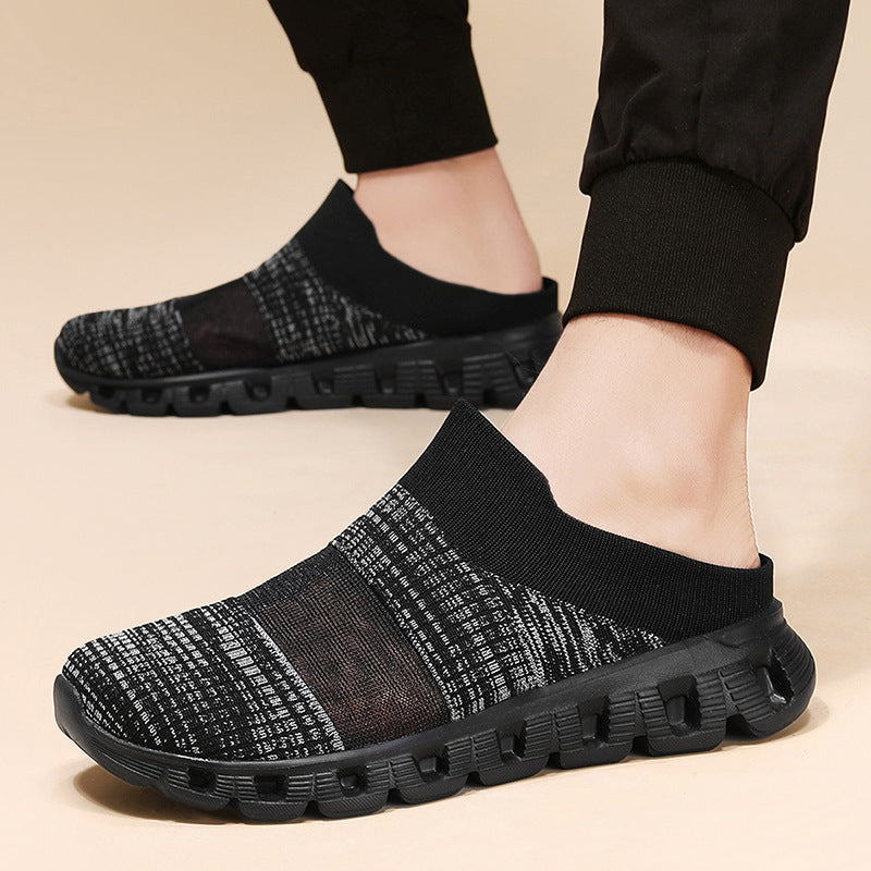 Damen Freizeitschuhe mit flexiblem Strick-Obermaterial und rutschfester Laufsohle