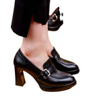 Damen Elegante Pumps mit modischer Schnallenverzierung R&B