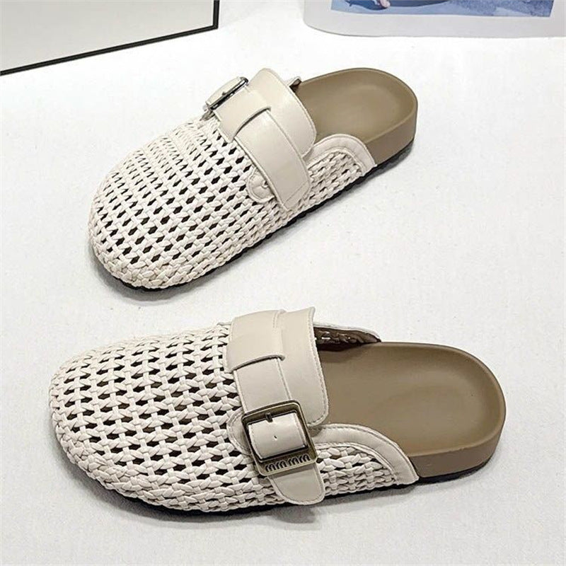 Damen komfortable Clogs mit modischem Riemendesign R&B