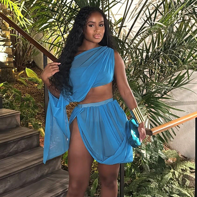 Damen elegantes Strandoutfit R&B