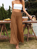 Damen Weite Sommerhose mit hohem Bund und luftiger Passform R&B