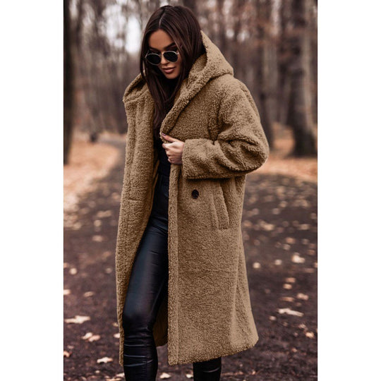 Damen Kuscheliger Oversized-Mantel R&B