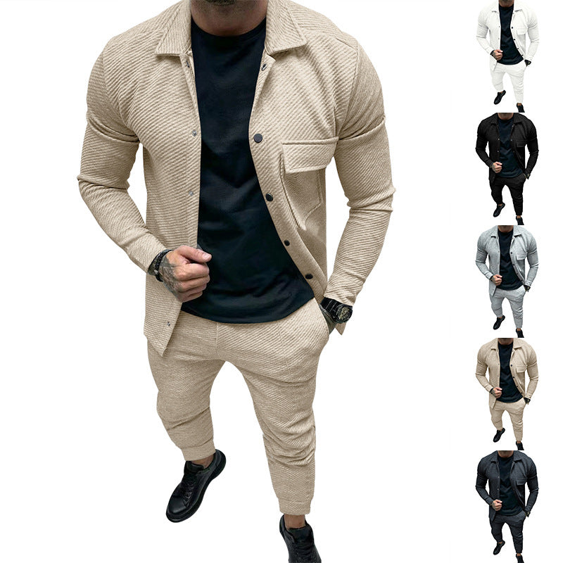 Herren Freizeitanzug mit strukturiertem Design und stilvollen Details R&B