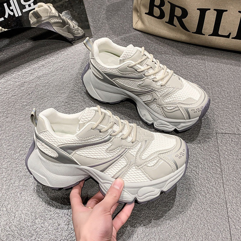 Damen Komfortable Lauf Sneakers mit atmungsaktivem mesh-Obermaterial und dämpfender Sohle