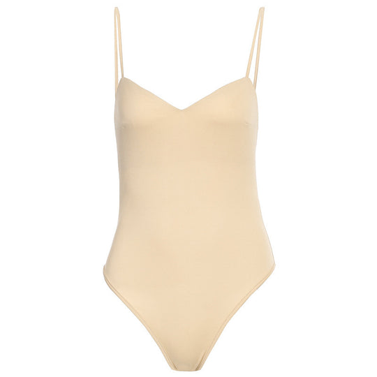 Damen elegantes Body mit verstellbaren Trägern R&B