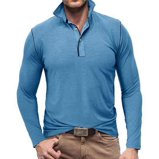R&B | Pique Pullover Slim Passform Weiches Baumwollgefühl Langärmliger Stylischer Passform