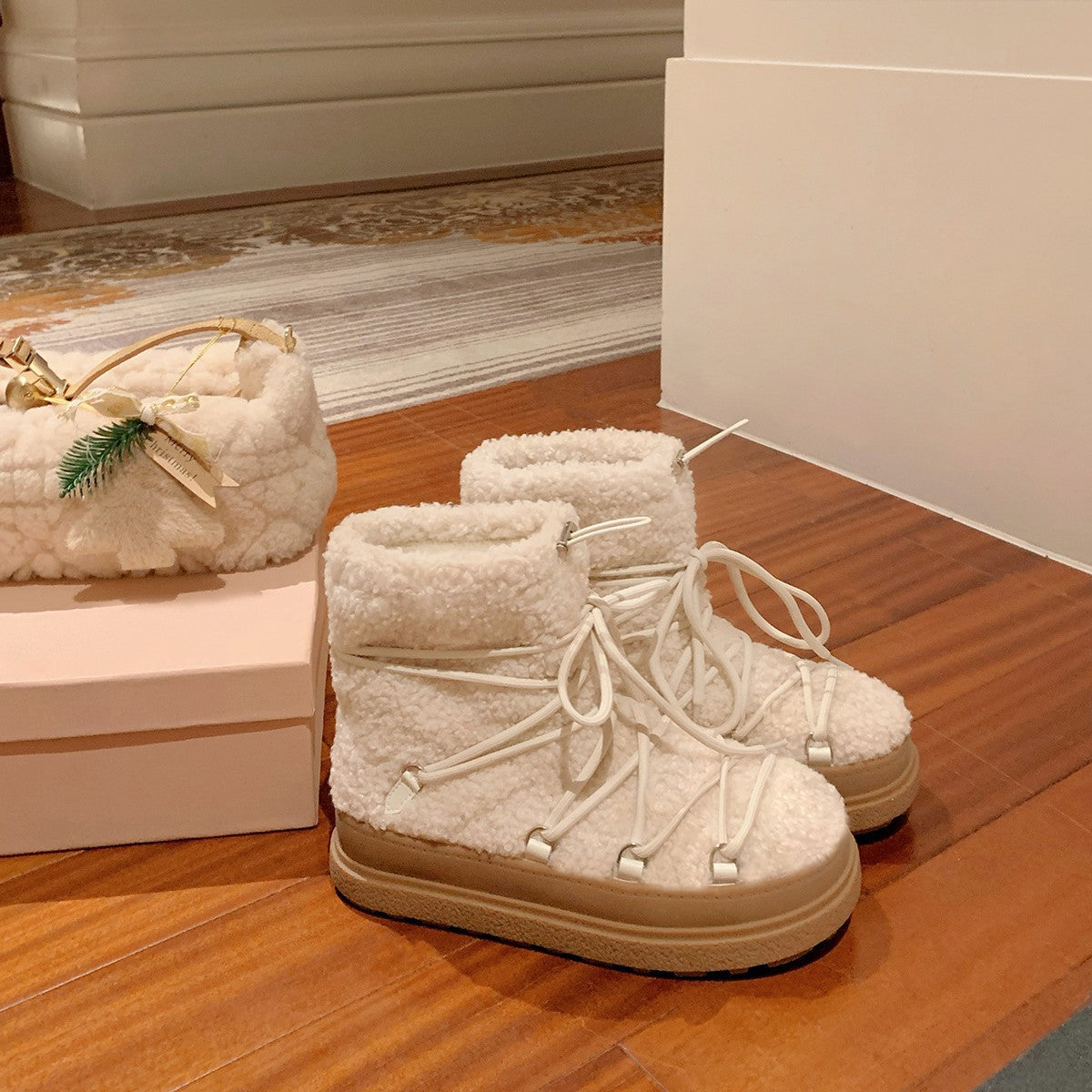 Damen Winterboots mit kuscheligem Innenfutter und rutschfester Sohle R&B