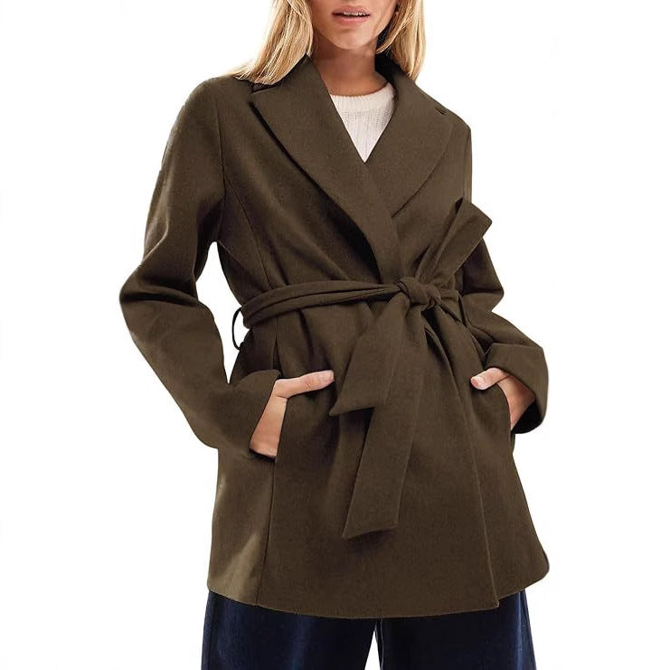 Damen Elegante und bequeme Wickeljacke R&B