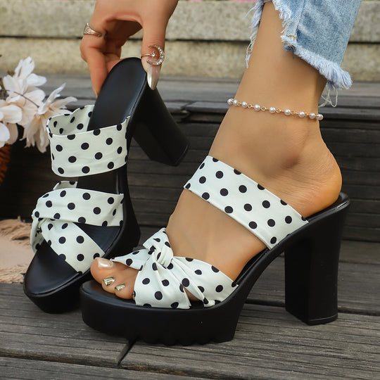 Damen Plateausandalen mit elegantem Schleifen-Design R&B