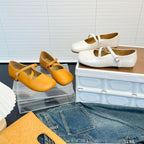 Damen Ballerinas mit elegantem Riemen und weicher Innensohle R&B