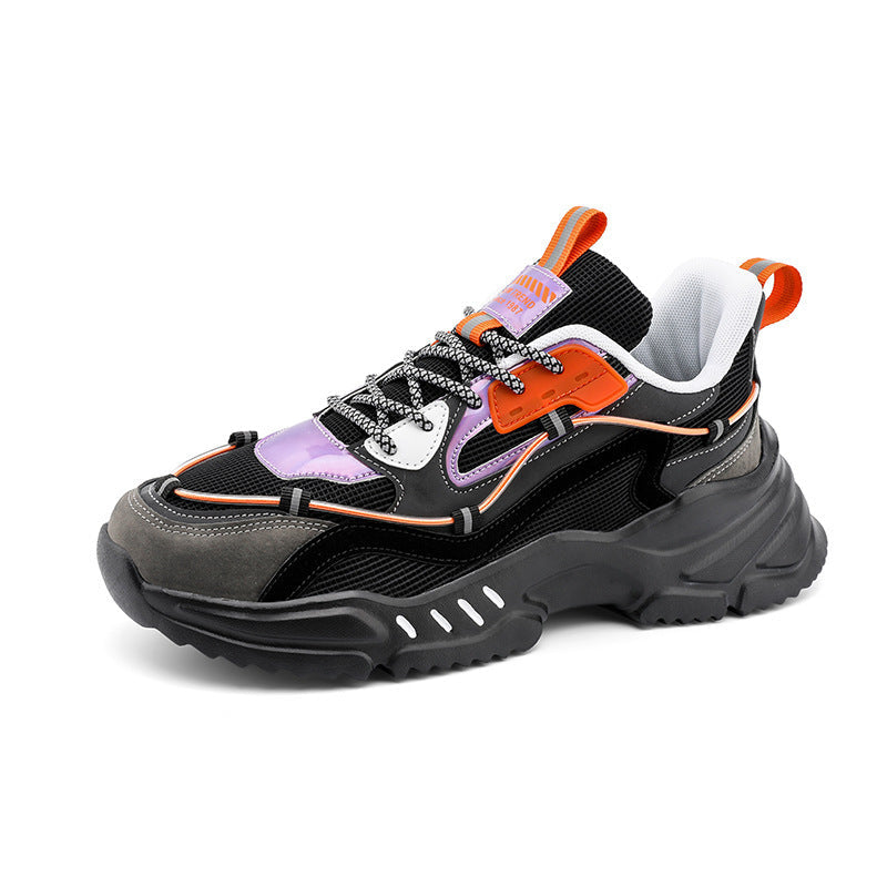 Damen Sportliche Streetwear-Sneaker mit gepolsterter Sohle und atmungsaktiver Struktur R&B
