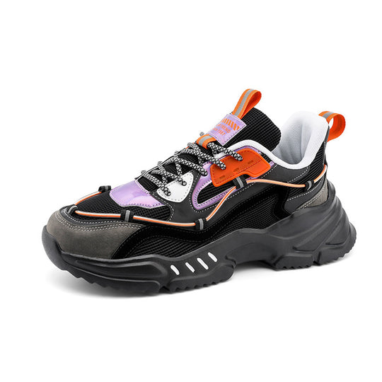 Damen Sportliche Streetwear-Sneaker mit gepolsterter Sohle und atmungsaktiver Struktur R&B