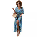 Damen Maxikleid mit Boho-Muster R&B