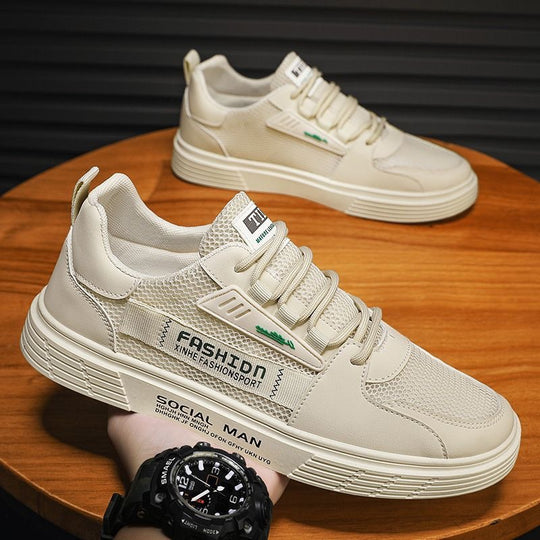Herren Atmungsaktive Sneakers mit dämpfender Gummisohle und modernem Design R&B
