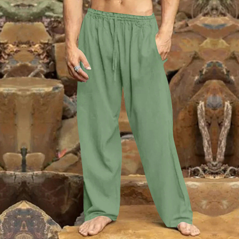 Herren entspannende Freizeithose mit elastischem Bund und praktischen Taschen R&B