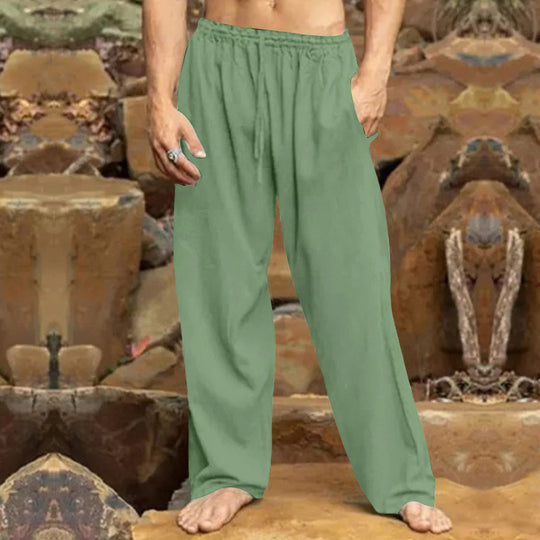 Herren entspannende Freizeithose mit elastischem Bund und praktischen Taschen R&B