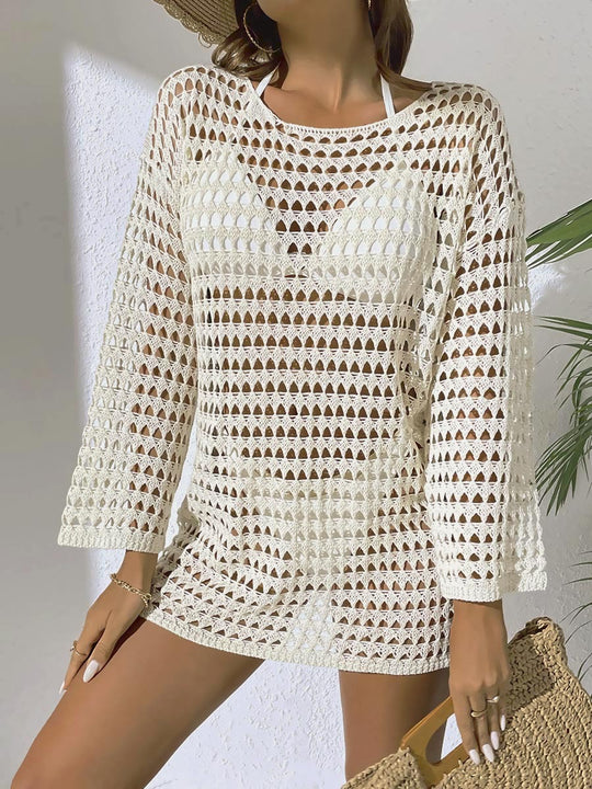 Damen Häkel-Strandkleid R&B 1779788163