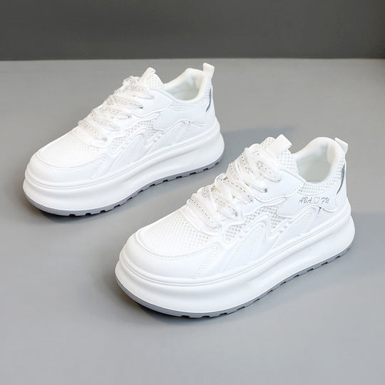 Damen modische Sneakers mit atmungsaktiver Mesh-Oberfläche und dämpfender Sohle R&B