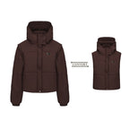 Damen wandelbare Steppjacke