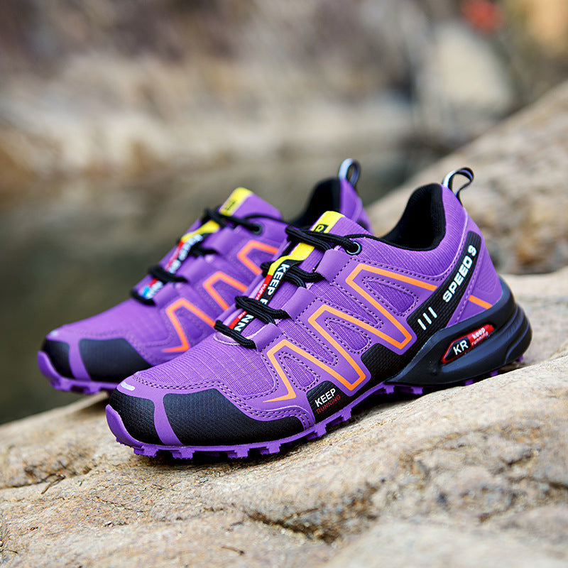 Damen Trail-Running Schuhe mit rutschfester Sohle und atmungsaktivem Obermaterial