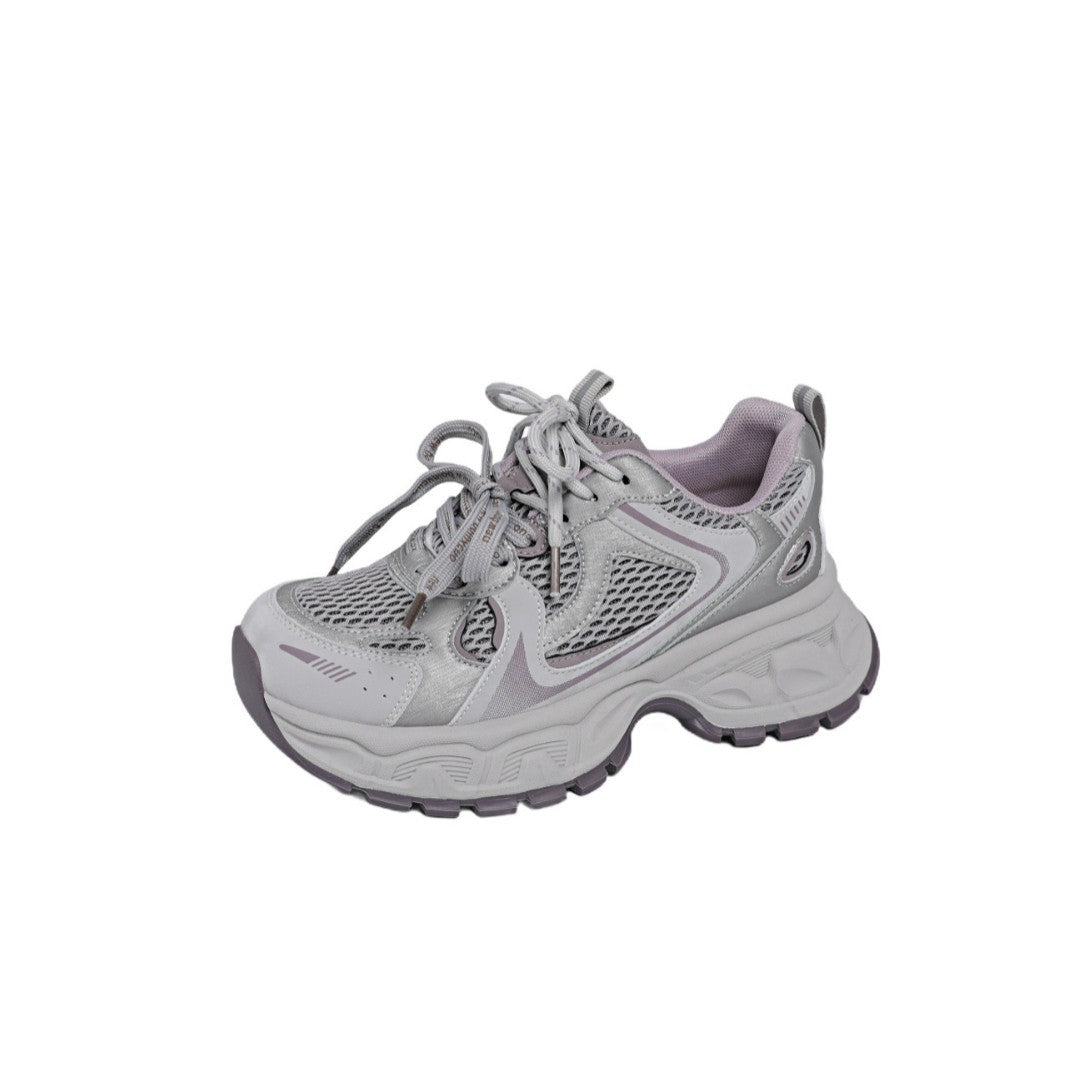 Damen Sportliche Lauf Sneakers mit atmungsaktiver Mesh-Oberfläche und robustem Sohlenprofil R&B