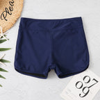 Damen Schwimmshorts mit hohem Bund und sportlichem Schnitt R&B