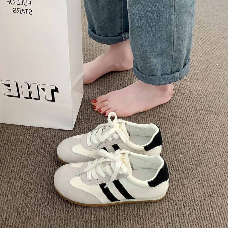 Damen Sportliche Freizeit-Sneaker im Retro-Stil
