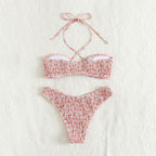 Damen Bandeau-Bikini Set mit Raffungen R&B