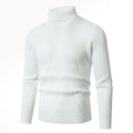 Herren Grobstrickpullover mit Stehkragen und dekorativem Strukturmuster R&B