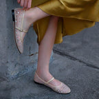 Damen Ballerinas mit funkelnden Strassdetails und komfortablem Fußbett R&B