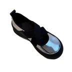 Damen elegante Clogs mit modischem Absatz und speziellen Falten R&B