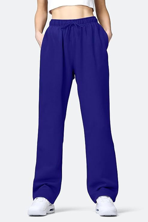 Damen bequeme Sporthose mit elastischem Bund und praktischen Taschen R&B