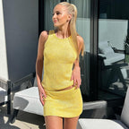 Damen Netzkleid mit figurbetonender Silhouette R&B