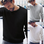 Herren lässiger Strickpullover mit modernen Strukturen R&B