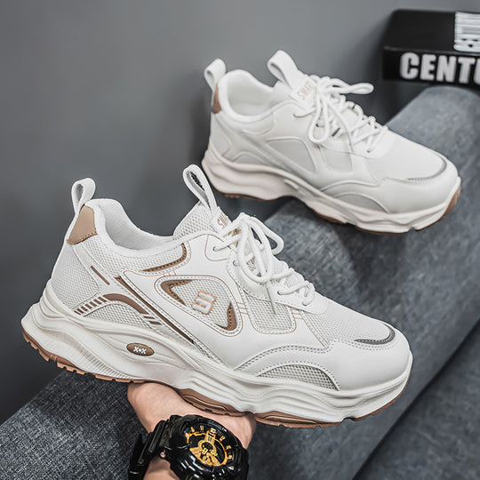 Damen Sportliche Sneakers mit atmungsaktivem Mesh-Obermaterial und rutschfester Außensohle R&B